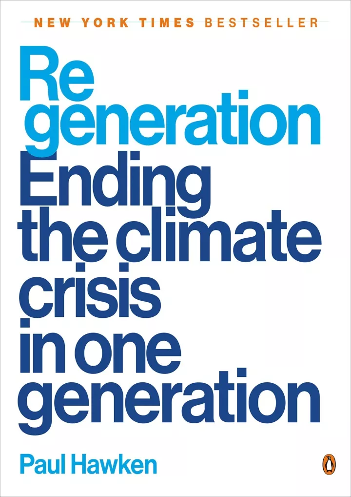 pdf read regeneration ending the climate crisis