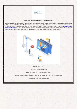 warenwirtschaftssysteme srtgmbh com