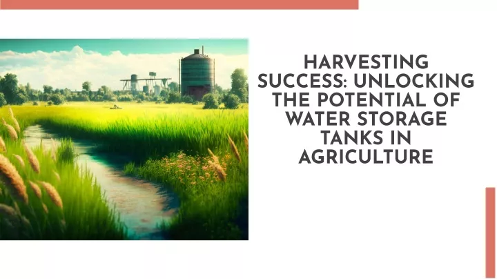 harvesting success unlocking the potential