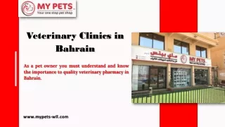 Veterinary clinics in Bahrain