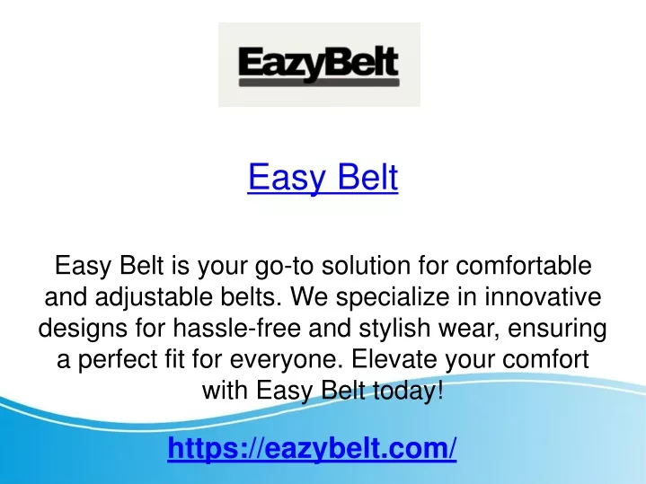 easy belt