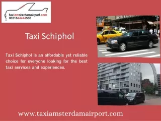 Taxi Schiphol