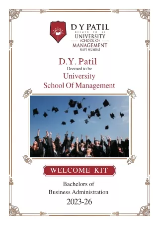 DYPUSM BBA Top Business Education in Mumbai  Enroll for 2023-26