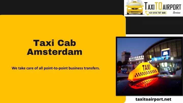taxi cab amsterdam