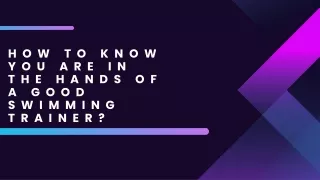 how to know you are in the hands of a good