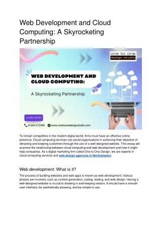 Web Development and Cloud Computing_ A Skyrocketing Partnership.docx