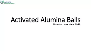 Inert Alumina Ceramic Ball - Catalyst Support Media