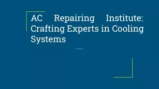 ac crafting experts in cooling systems