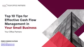 Top 10 Tips for Effective Cash Flow Management in Your Small Business