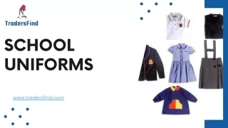 Find the Best School Uniforms in UAE - TradersFind
