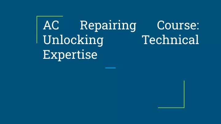 ac unlocking expertise