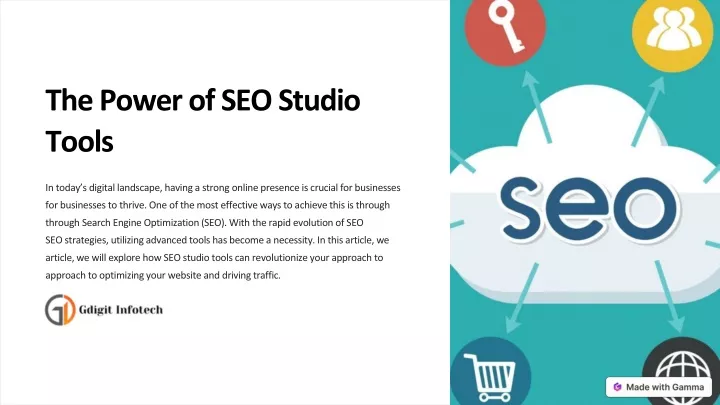 the power of seo studio tools