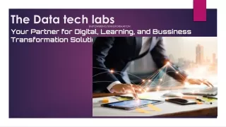 The Data tech labs Bussiness Transformation Services