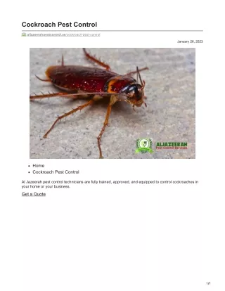 cockroach pest control products