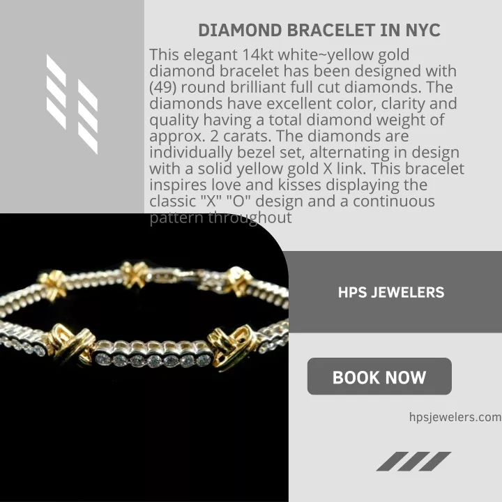 diamond bracelet in nyc this elegant 14kt white