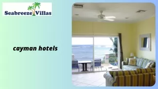 Best Cayman Hotels - seabreezevillascayman.com