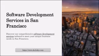 Leading Software Development Services in San Francisco