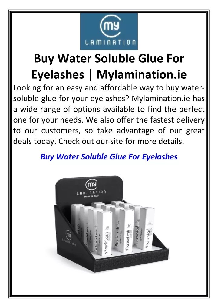 buy water soluble glue for eyelashes mylamination