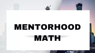 Find Online Math Help- Mentorhood Math