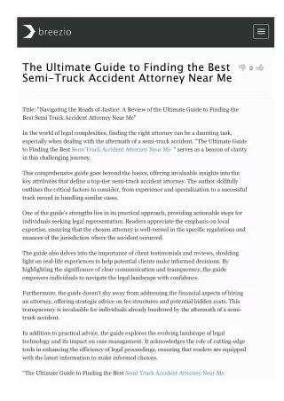 the ultimate guide to finding the best semi truck