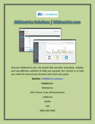 Midmetrics Solutions  Midmetrics