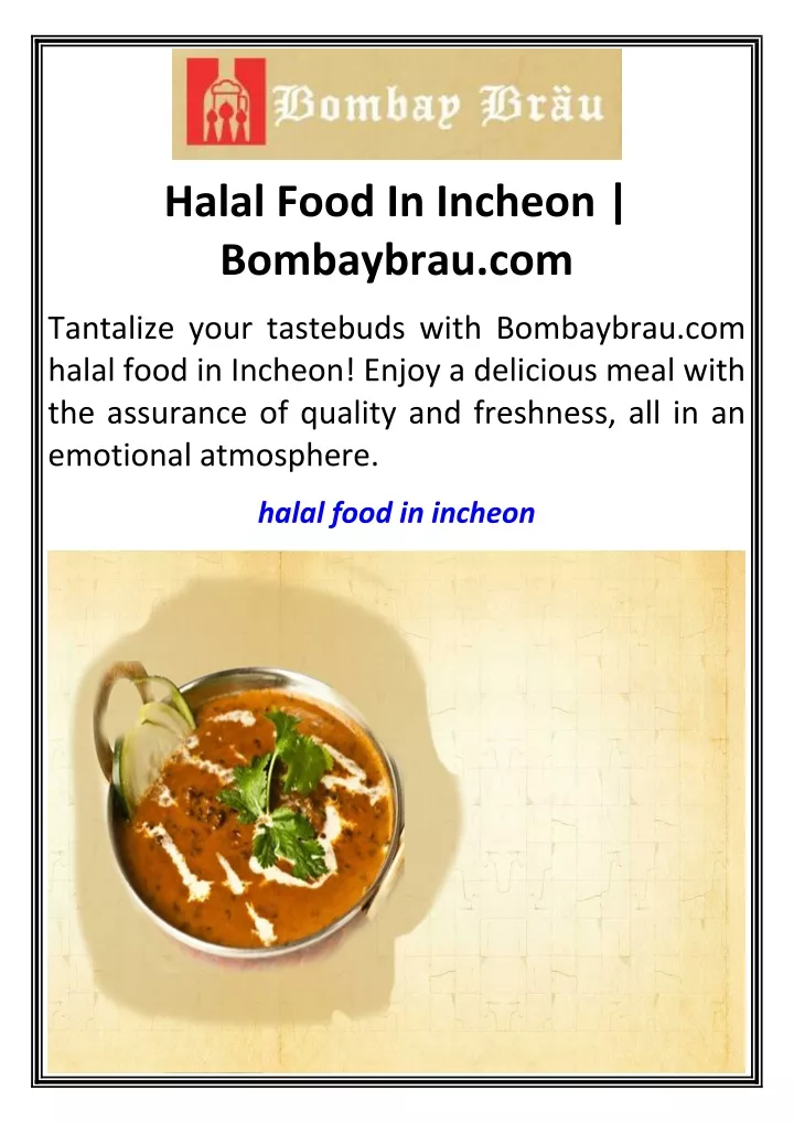 halal food in incheon bombaybrau com