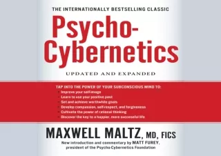 PDF Psycho-Cybernetics: Updated and Expanded