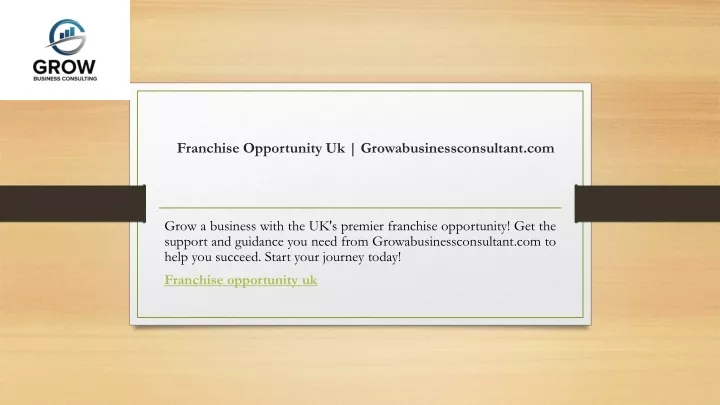 franchise opportunity uk growabusinessconsultant com
