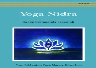 [PDF] DOWNLOAD Yoga Nidra: The Art of Transformational Sleep
