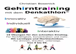 DOWNLOAD Gehirntraining mit dem Denkathlon® - innovativ - individuell - interakt