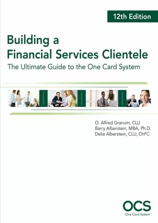 Read ebook [PDF] Building a Financial Services Clientele 12th Edition