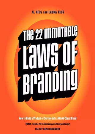 [PDF READ ONLINE] The 22 Immutable Laws of Branding