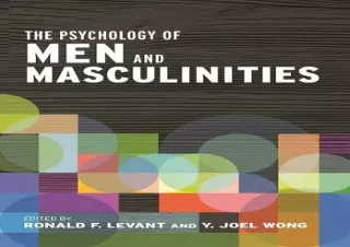 PDF The Psychology of Men and Masculinities