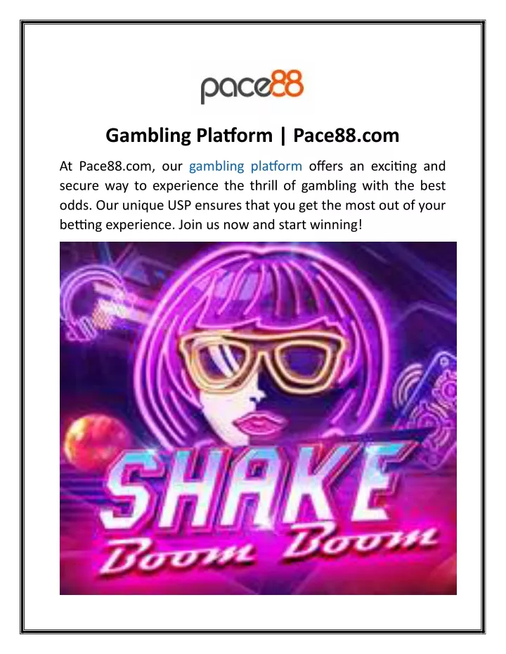 gambling platform pace88 com