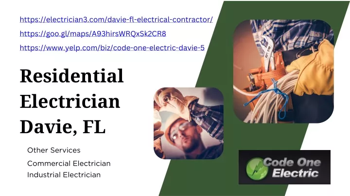 https electrician3 com davie fl electrical