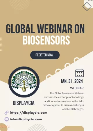 Global Webinar on Biosensors