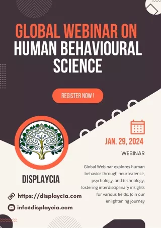Global Webinar on Human Behavioral Science