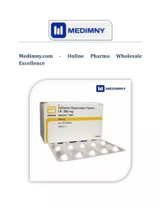 Medimny.com - Online Pharma Wholesale Excellence