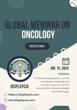 Global Webinar on Oncology