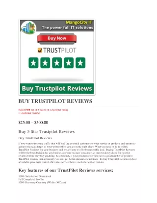 BUY TRUSTPILOT REVIEW1