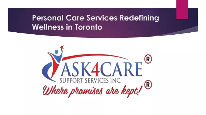 personal care services redefining wellness