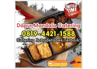 HP 0819-4421-1588 Catering Nasi Kuning Depok Leuwinanggung Dapur Mandala