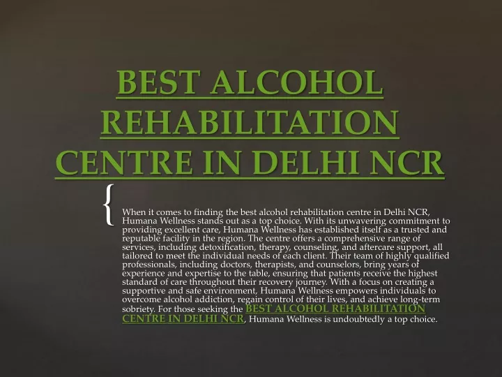 best alcohol rehabilitation centre in delhi ncr