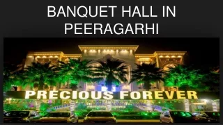 Banquet Hall in Peeragarhi | Banquets In West Delhi