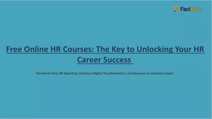 free online hr courses the key to unlocking your