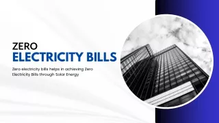 Zero Electricity Bills