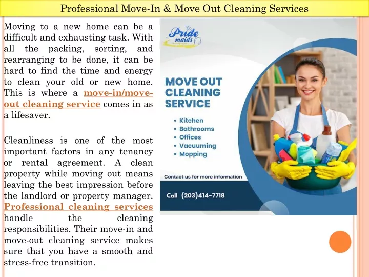 professional move in move out cleaning services