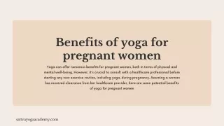 Sattva Yoga Academy's Advanced Program