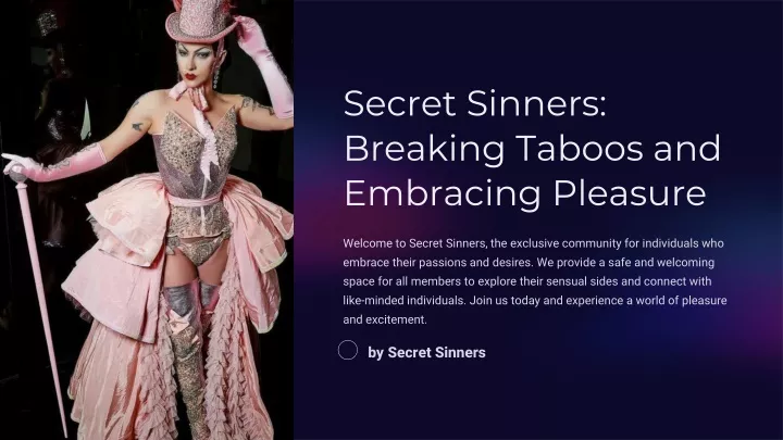 secret sinners breaking taboos and embracing