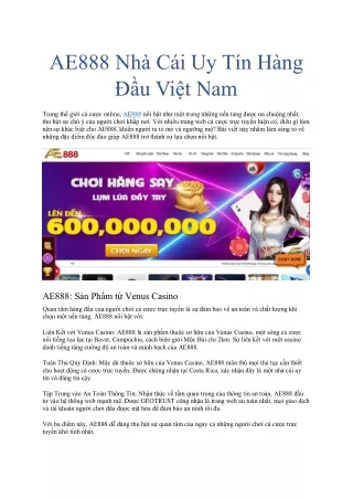 AE888-Nha-Cai-Uy-Tin-Hang-Dau-Viet-Nam (3)